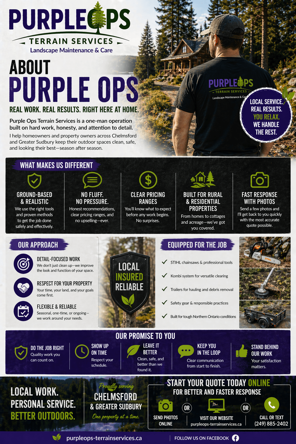 About Purple Ops campaign visual