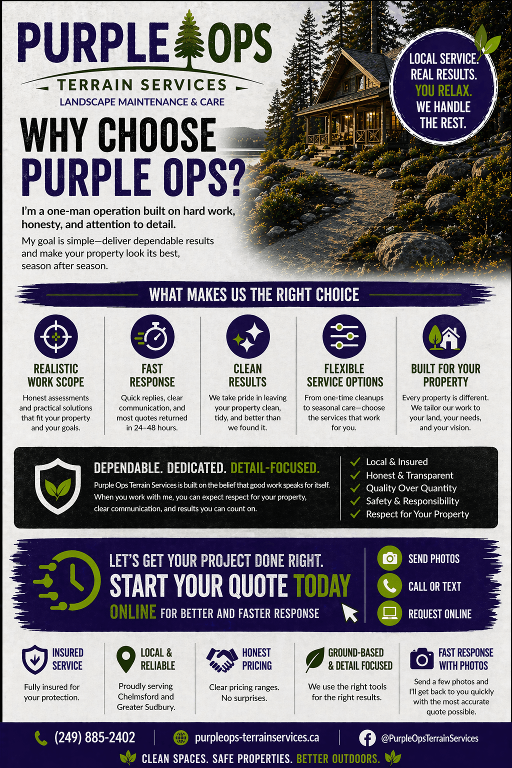 Why choose Purple Ops campaign visual